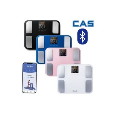 카스 CAS 와이드 컬러 디스플레이 블루투스 체지방 고성능 스마트 체중계 BFA-S8(한글지원)