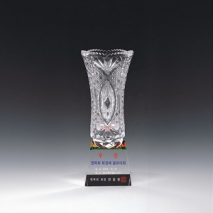 크리스탈 트로피 10×26cm