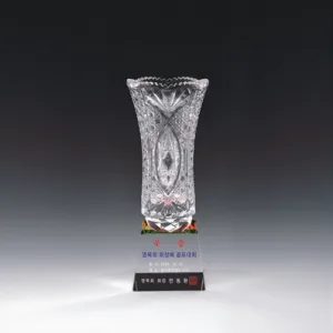 크리스탈 트로피 10×26cm