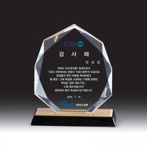 크리스탈 상패 HB-2162G