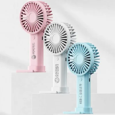 미니 휴대용 핸디형 2500mAh 탁상용 거치가능 미니 손선풍기