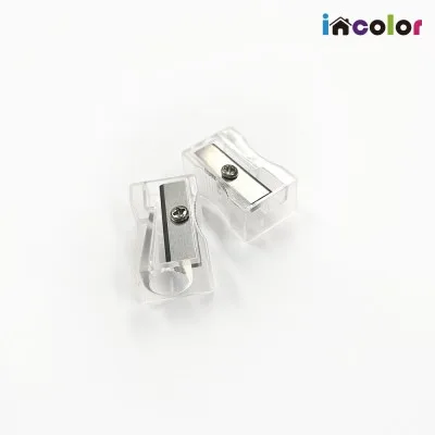 incolor 잘 깎이는 투명 미니 연필깎이