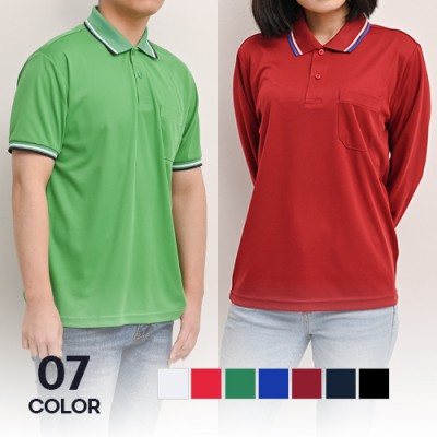 남녀공용 쿨론 스포티 폴로 카라티 반팔 긴팔 단체 행사복 S~5XL
