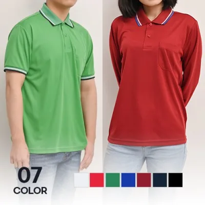 남녀공용 쿨론 스포티 폴로 카라티 반팔 긴팔 단체 행사복 S~5XL