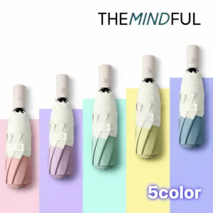 더마인드풀 3단 완전자동 투톤 파스텔 양우산 색상 5종