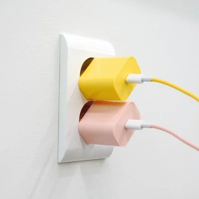 머레이 25W 고속충전 어댑터 + C타입 케이블 세트 파스텔