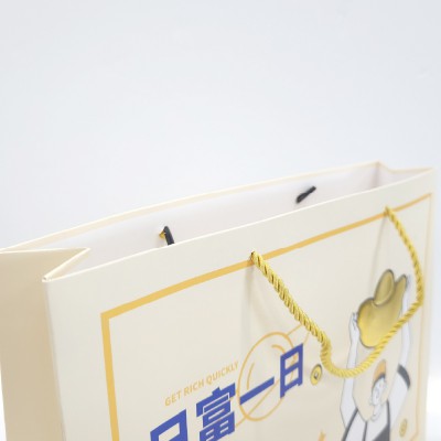 (Blossom) 컬러인쇄 종이 쇼핑백 가로형 (360×260×80mm) 1P