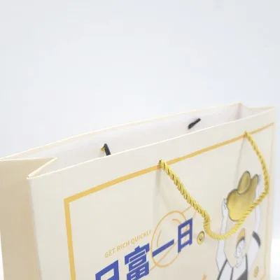 (Blossom) 컬러인쇄 종이 쇼핑백 가로형 (360×260×80mm) 1P