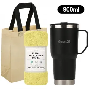 매니시 텀블러 + 타올 선물세트 900ml