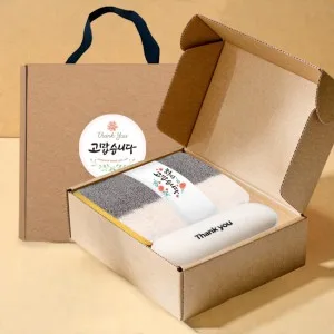 송월타올 호텔수건 컬러웨이 180G 30수 + 머쉬룸 5단 암막 양우산 선물 세트