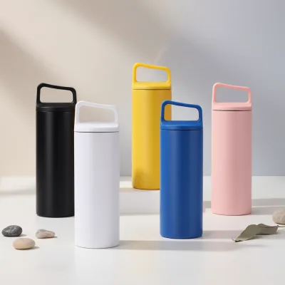 일상안애 심플리 보온보냉 핸들 텀블러 473ml
