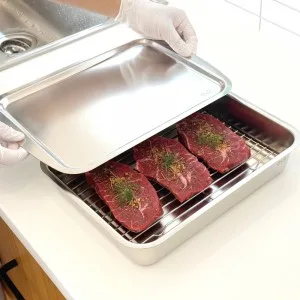 올지 셀렉트 스텐 밧드 대형 트레이 3종세트 SUS 304