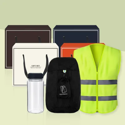 접이식 스포츠 안전 백팩 PMB-02 + 작업용 안전 조끼(일반형) + 보틀 350ml SET