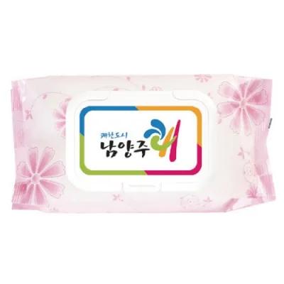 CL60C-12 코스모스핑크 캡형 물티슈 (60매)