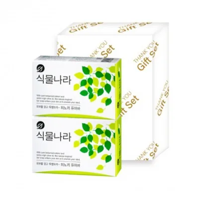 식물나라 히노끼 비누 2p 선물세트