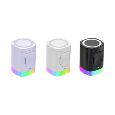 머레이 무선충전거치대 맥세이프 3in1 무드등 고속충전기 Cube-10 + 맥세이프 링