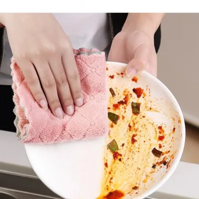 라이웰 극세사행주 벨벳행주 2P(30*30)