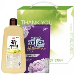 애경곡물설거지용기.피죤리필 선물세트