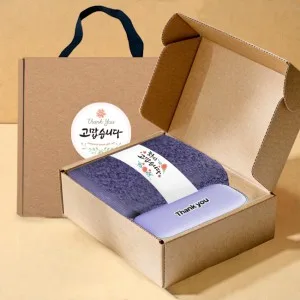 송월타올 호텔수건 160G 40수 + 포켓 5단 암막 양우산 선물 세트