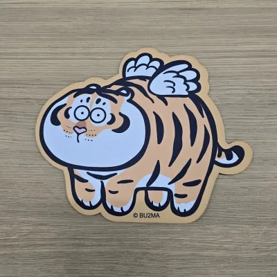 (Blossom) 모양형 풀컬러 마우스패드 Tiger (220*250*2/3/4mm) 1P