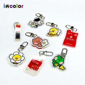 (주문제작) incolor 아크릴 캐릭터 키링/열쇠고리 1P