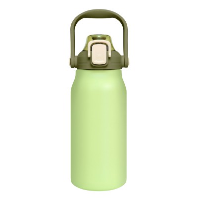 쿠팸 C9 탑 핸들 대용량 보온보냉 빨대 텀블러 스테인레스 이중잠금 1300ML