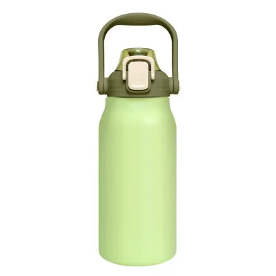 쿠팸 C9 탑 핸들 대용량 보온보냉 빨대 텀블러 스테인레스 이중잠금 1300ML