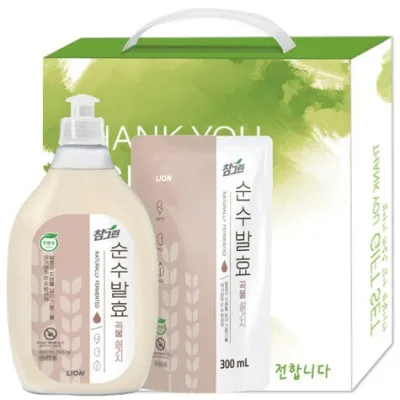 참그린 곡물용기+곡물리필 선물세트