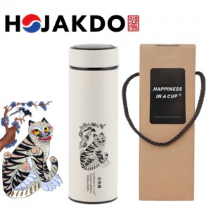 한국전통 K컬쳐 까치와호랑이 호작도 데일리 텀블러 500ml 기프팅