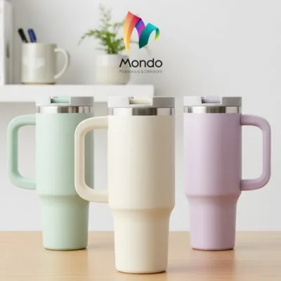 MONDO몬도 이중진공 핸들 대용량 텀블러 890ml MD-2400H