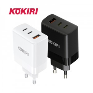 코끼리 GaN PD 65W PPS 2C+1A 3포트 멀티 초고속 충전기 (케이블미포함) KWC-S65P2C1A
