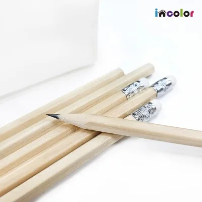 incolor 잘 써지는 네츄럴 육각 연필 (B)