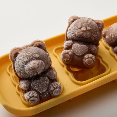 실리팟 실리콘 곰냥이 아이스트레이