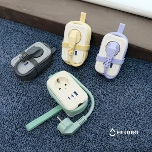 에코너 MT11 20W고속충전 고용량 4000W 휴대용 멀티탭 4포트 1.5M