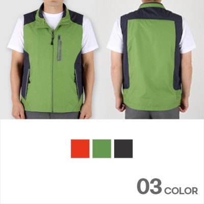 마운틴 카라 조끼 남성 여성 행사요원 단체 유니폼 M-3XL