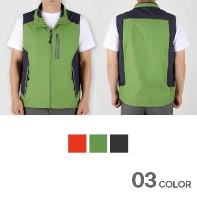 마운틴 카라 조끼 남성 여성 행사요원 단체 유니폼 M-3XL