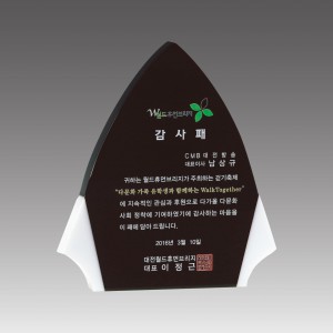 G2001_스노우크리스탈 상패