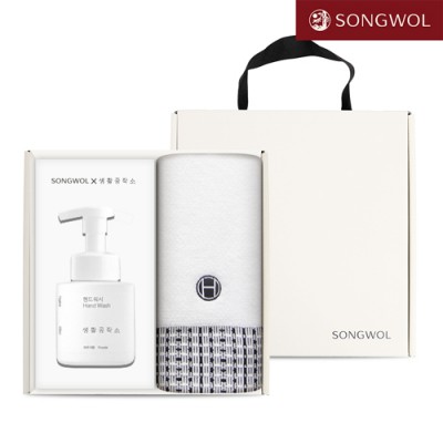 송월 핸드워시 기프트세트 13 (호텔컬렉션 톤40 175g 1P + 생활공작소250ml 1P)