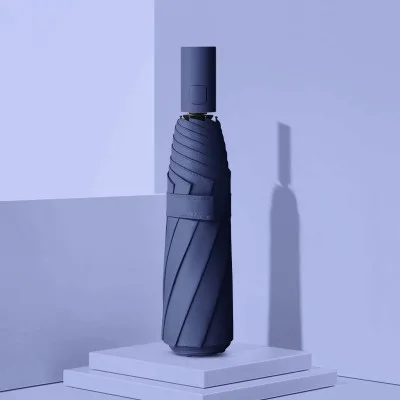 뉴에이커 10K 3단 거꾸로 자동 양우산(블랙 코팅 원단)