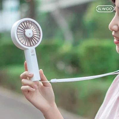 일우 LED 미니 휴대용 선풍기 무소음 IW-Q77