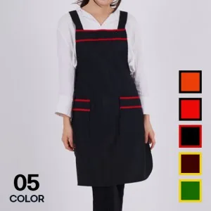 썸라인 H형 앞치마 남녀공용 단체 행사
