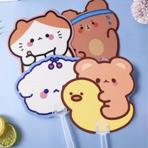 캐릭터부채 부채 휴대용미니손부채 양면손부채