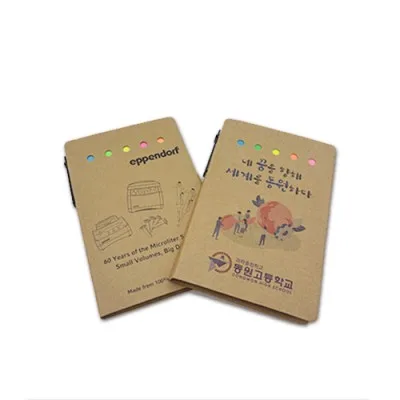 친환경 크라프트(스피링형) 볼펜수첩