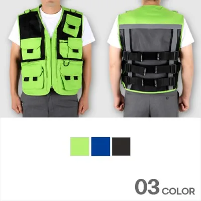 등반사 안전 작업조끼 남성 여성 현장 유니폼 L-3XL