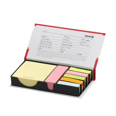 양장 메모함 (대) 5색지형 / 200매