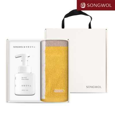 송월 핸드워시 기프트세트 15 (컬러웨이 180g 1P + 생활공작소250ml 1P)