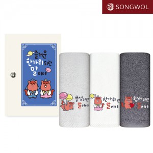 송월 2026 한가위 말이야 추석 타올 150g 1P