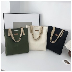 Blossom 캔버스 듀얼포켓 데일리 숄더백 1P