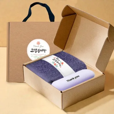 송월타올 호텔수건 160G 40수 + 머쉬룸 5단 암막 양우산 선물 세트