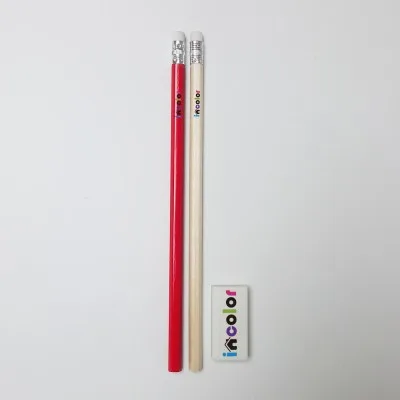 incolor 문구세트 OPP2 (연필2+지우개1)